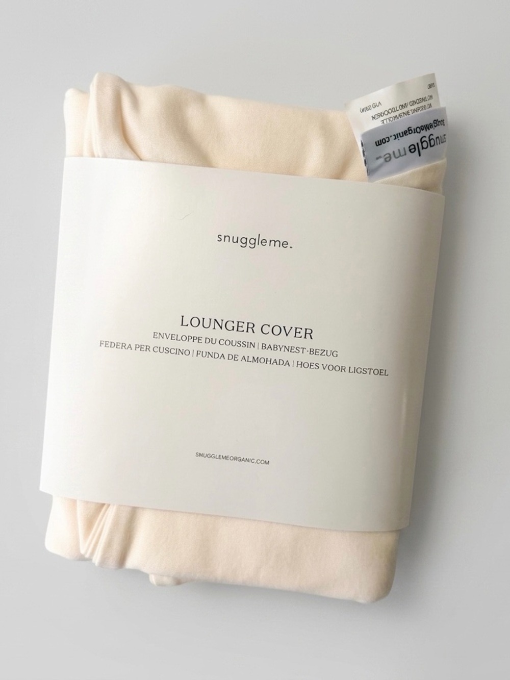 Snuggle Me Organic Natural Infant Lounger Cover